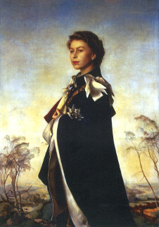 HM Queen Elizabeth II by Pietro Annigoni 1954